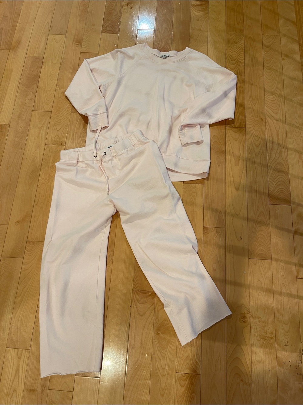 James Perse Pale Pink Cozy Pajama Set